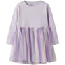 Name It Lavender Fog Nmfdotiana Ls Klänning