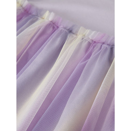 Name It Lavender Fog Nmfdotiana Ls Klänning