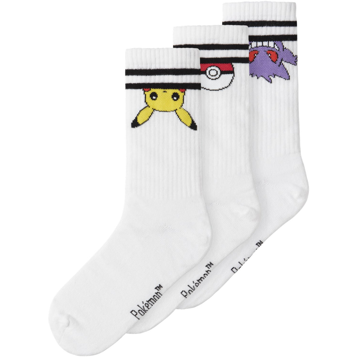 Name It Bright White Nkmmorten Pokemon 3P Tennissock Sky