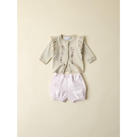 Name It Peyote Melange Nbfflowers Ls Stickad Card