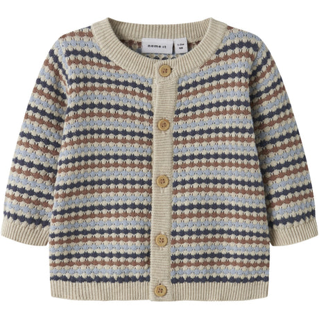 Name It Vintage Indigo Nbmflows Ls Stickad Card