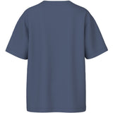 Name It Vintage Indigo Palm Embroidery Nkmvimpel Ss Nreg Topp