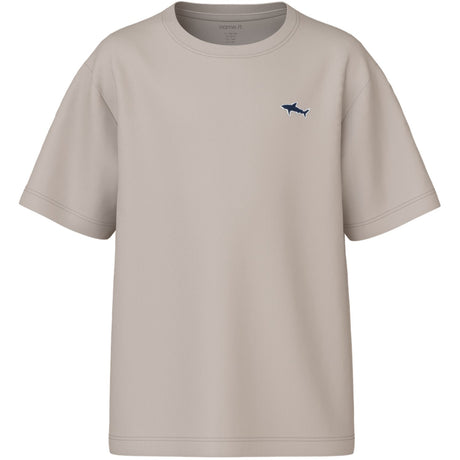 Name It Chateau Gray Shark Embroidery Nkmvimpel Ss Nreg Topp