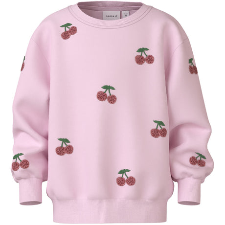 Name It Cradle Pink Nmffairy Ls Light Sweat Unb
