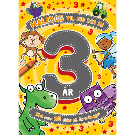 Forlaget Tukan Målarbok Til Dig Der Er 3 År