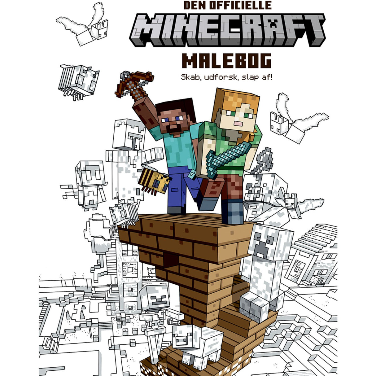 Forlaget Tukan Den Officielle Minecraft Målarbok