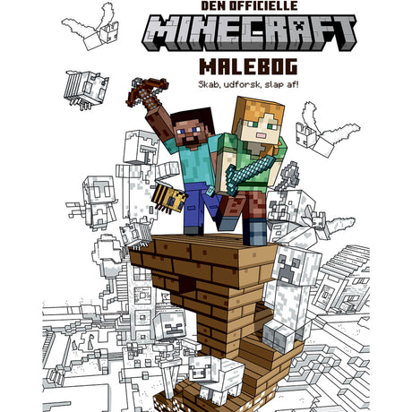 Forlaget Tukan Den Officielle Minecraft Målarbok