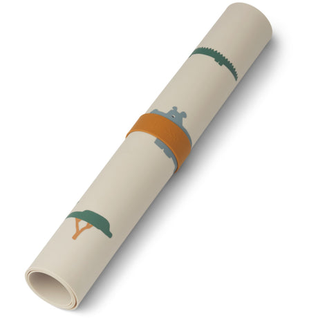 LIEWOOD Safari Sandy Mix Jude Printed Bordsunderlägg