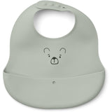 LIEWOOD Mr Bear Dove Blue / Whale Blue Ember Printed Haklapp 2-pack