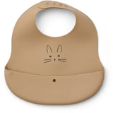 LIEWOOD Rabbit Sandy / Oat Ember Printed Haklapp 2-pack