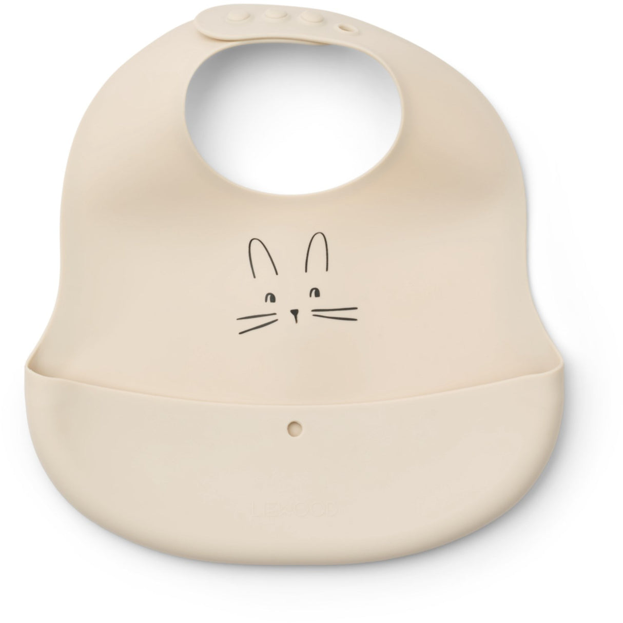 LIEWOOD Rabbit Sandy / Oat Ember Printed Haklapp 2-pack