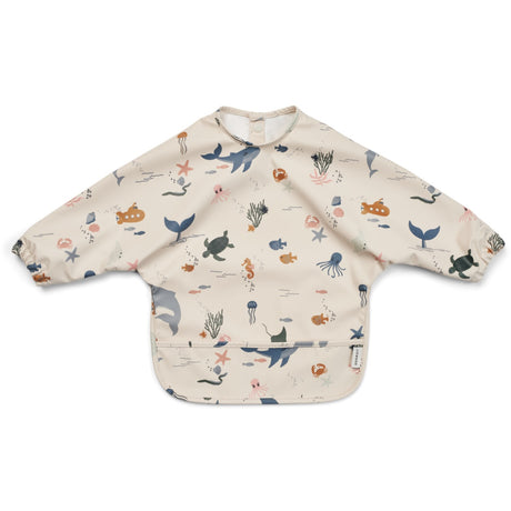 LIEWOOD Sea Creature / Sandy Merle Printed Cape Haklapp