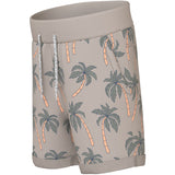 Name It Chateau Gray Palms Nmmvermo Aop Long Swe Shorts Unb