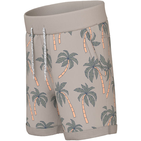 Name It Chateau Gray Palms Nmmvermo Aop Long Swe Shorts Unb