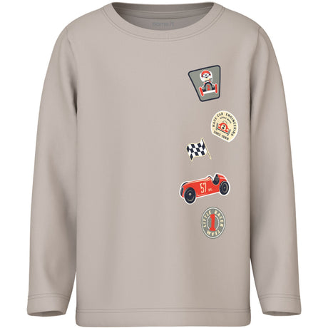 Name It Chateau Gray Badgets Nmmvux Ls Topp