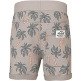 Name It Chateau Gray Palms Nmmvermo Aop Long Swe Shorts Unb