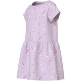 Name It Lavender Fog White Florals Nmfvilinse Capsl Klänning