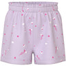 Name It Lavender Fog White Florals Nmfvilinse Shorts