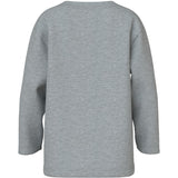 Name It Grey Melange Shark Nmmvilasse Ls Nreg Topp