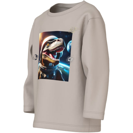 Name It Chateau Gray Space Dino Nmmvoto Ls Nreg Topp