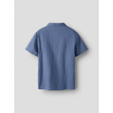 Name It Vintage Indigo Nkmfalinnen Ss Skjorta