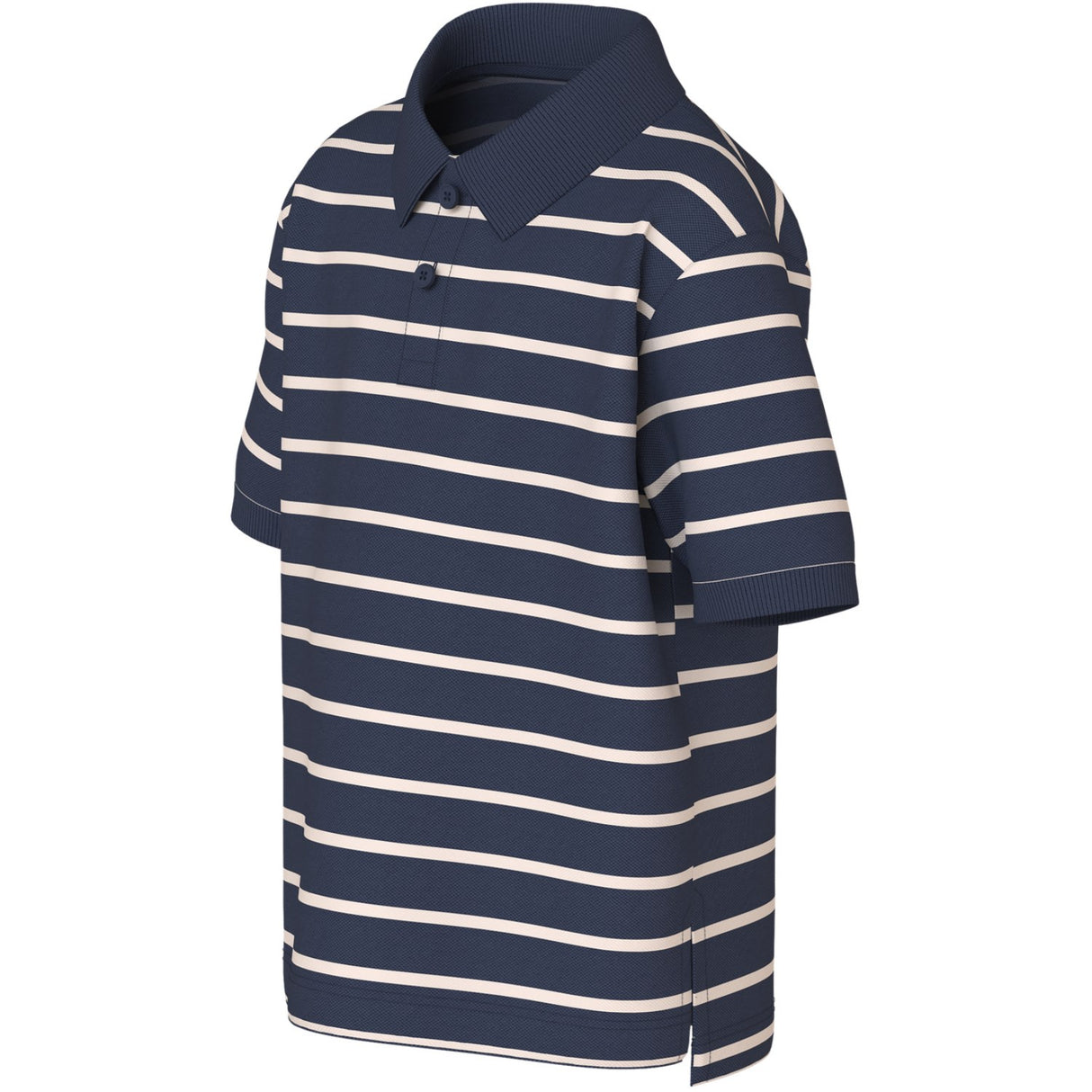 Name It Navy Blazer Chateau Gray Nmmvolo Ss Nreg Pikétröja