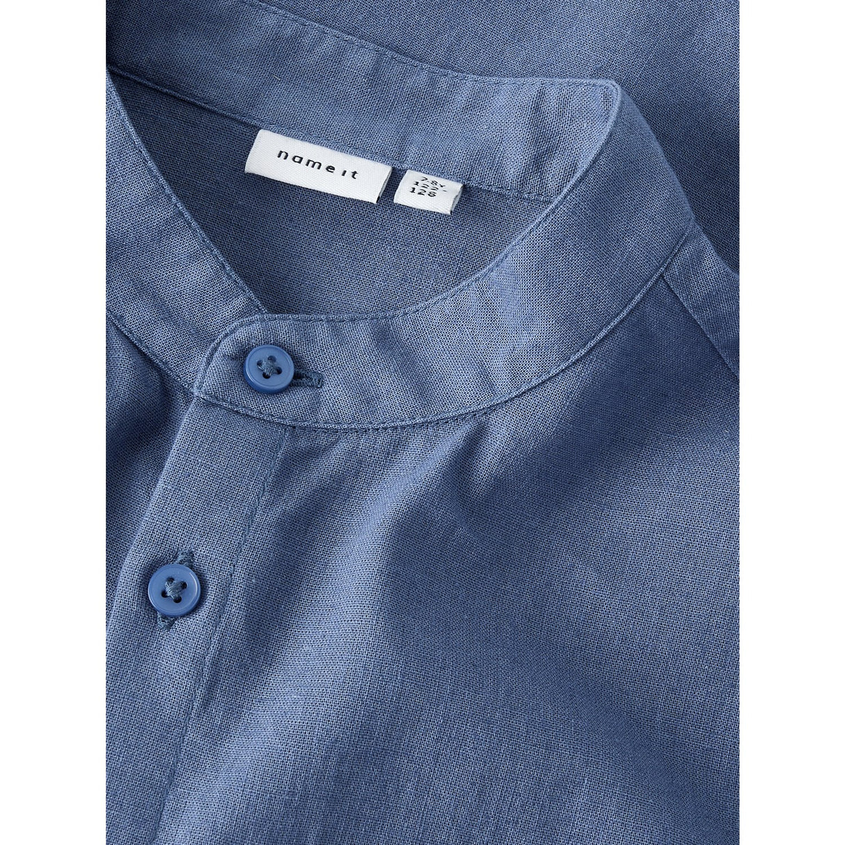 Name It Vintage Indigo Nkmfalinnen Ss Skjorta
