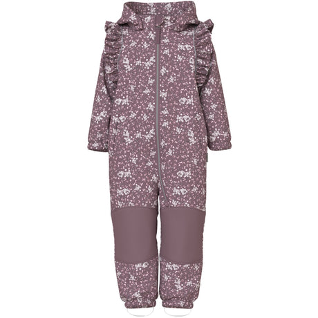 Name It Grape Shake Floral Dream Nmfalfa08 Softshell Dräkt Frill Fo