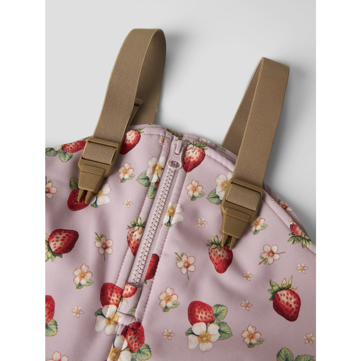 Name It Keepsake Lilac Strawberry Nmfalfa08 Softshell Haklapp Byxor Aop Fo