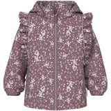 Name It Grape Shake Floral Dream Nmfalfa08 Softshell Jacka Frill Aop Fo