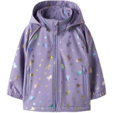 Name It Sunlit Allium Bow Nmfalfa08 Softshell Jacka Foil Aop Fo