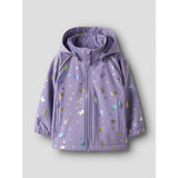 Name It Sunlit Allium Bow Nmfalfa08 Softshell Jacka Foil Aop Fo