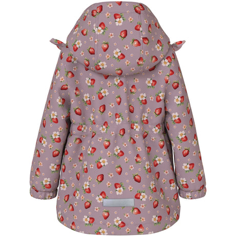 Name It Keepsake Lilac 1 Strawberry Nmfmaxi Jacka Li Frill Aop