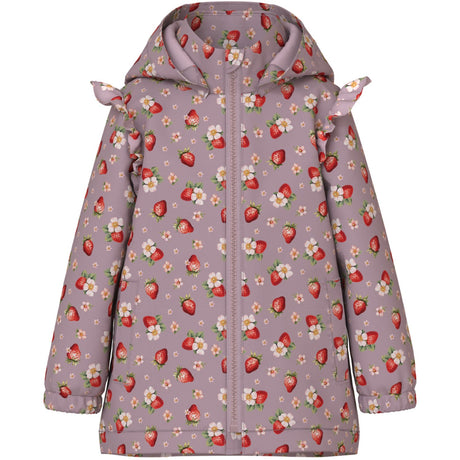 Name It Keepsake Lilac 1 Strawberry Nmfmaxi Jacka Li Frill Aop