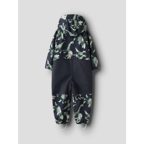 Name It Dark Sapphire Graphic Dino Nmmalfa08 Softshell Dräkt Aop 1Fo Noos