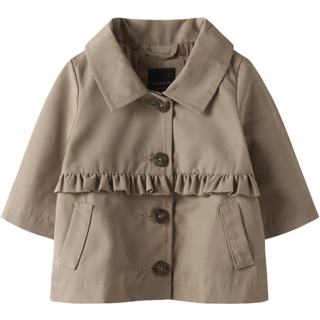 Name It Savannah Tan Nbfmadelin Trench Täcka