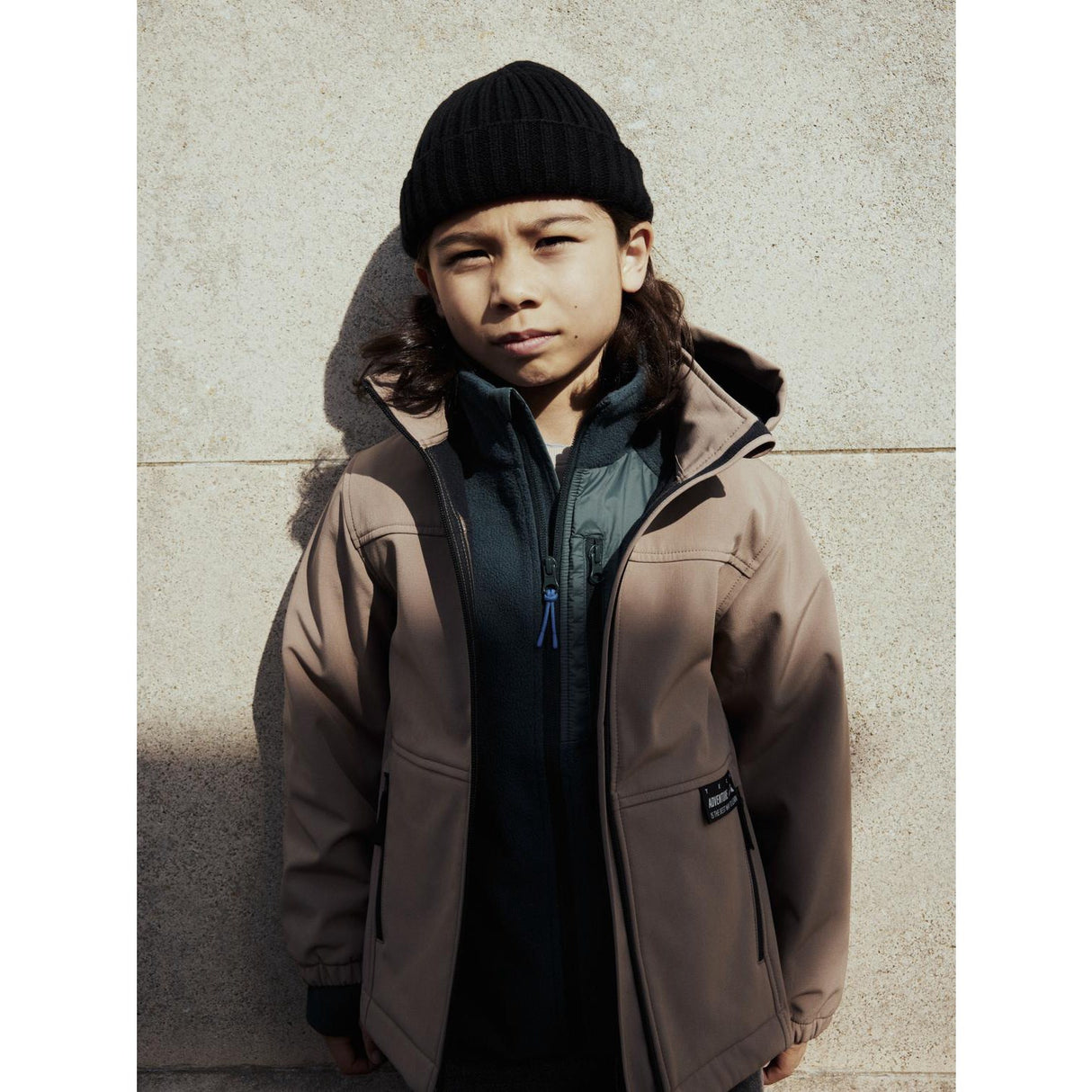 Name It Fossil Nkmalfa08 Softshell Jacka Run Fo