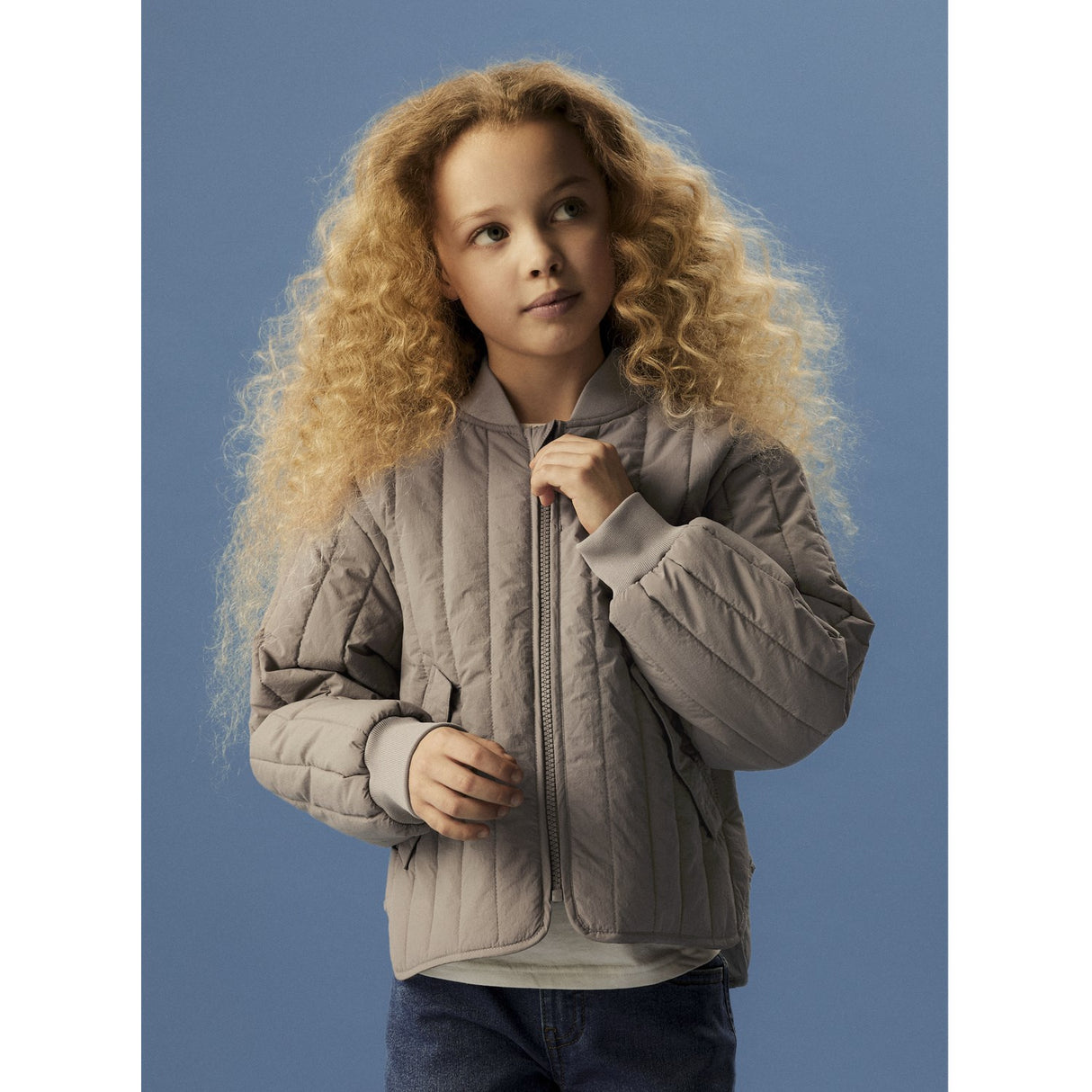 Name It Fossil Nkfmelody Quilt Jacka Tb