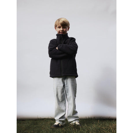 Name It Black Nkmmiller Sherpa Jacka