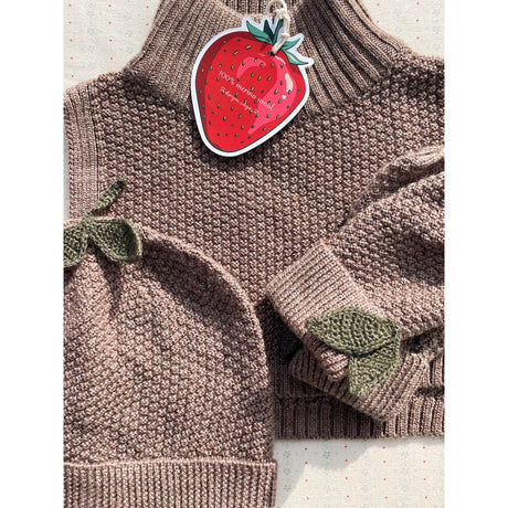 Konges Sløjd Bunny Brown Melange Fruity Nackvärmare