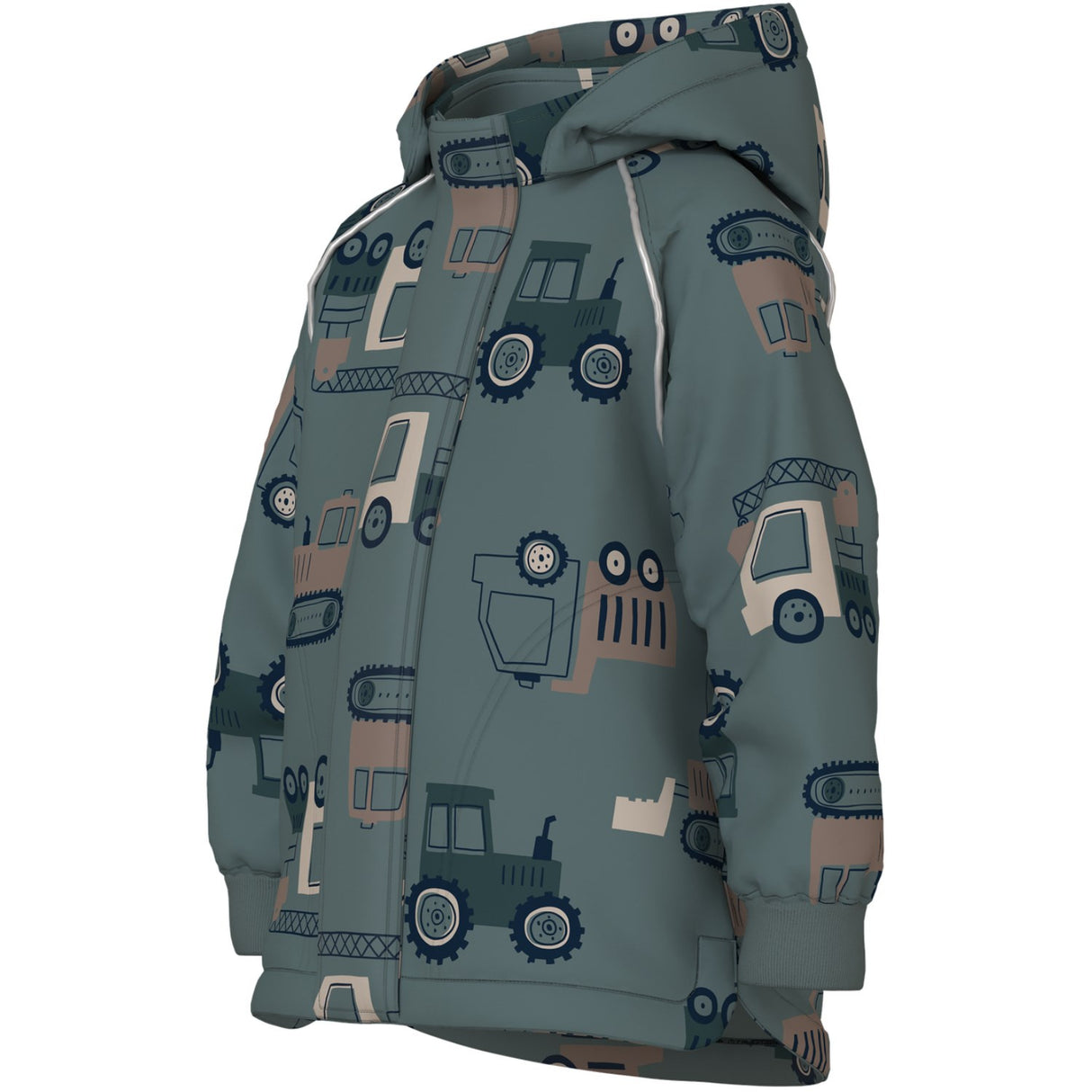 Name It Balsam Green Machines Nmmalfa08 Softshell Jacka Aop Fo