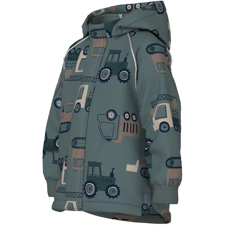 Name It Balsam Green Machines Nmmalfa08 Softshell Jacka Aop Fo