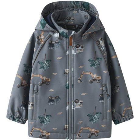 Name It Flint Stone Work Truck Nmmalfa08 Softshell Jacka Aop 1Fo