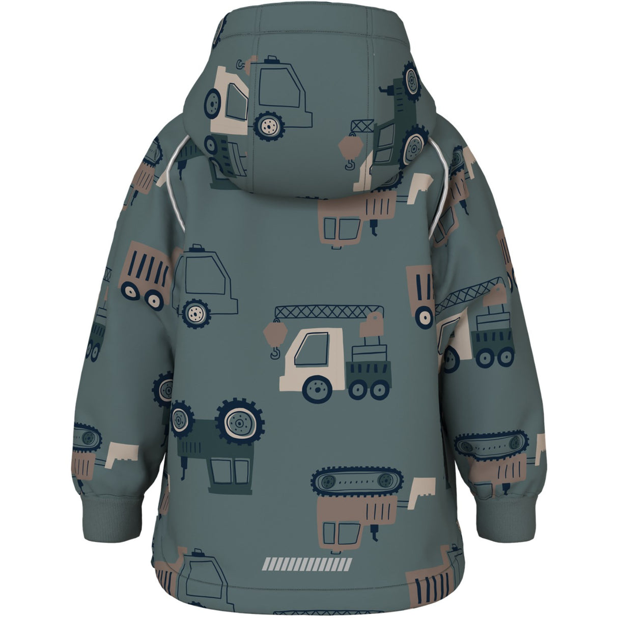 Name It Balsam Green Machines Nmmalfa08 Softshell Jacka Aop Fo