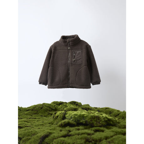 Name It Chocolate Brown Nmmmiller Sherpa Jacka