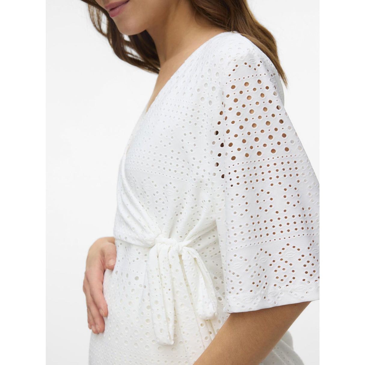 Mama;licious Snow White Mlangia Tess 24 Jrs Omlott Topp 2F