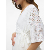 Mama;licious Snow White Mlangia Tess 24 Jrs Omlott Topp 2F