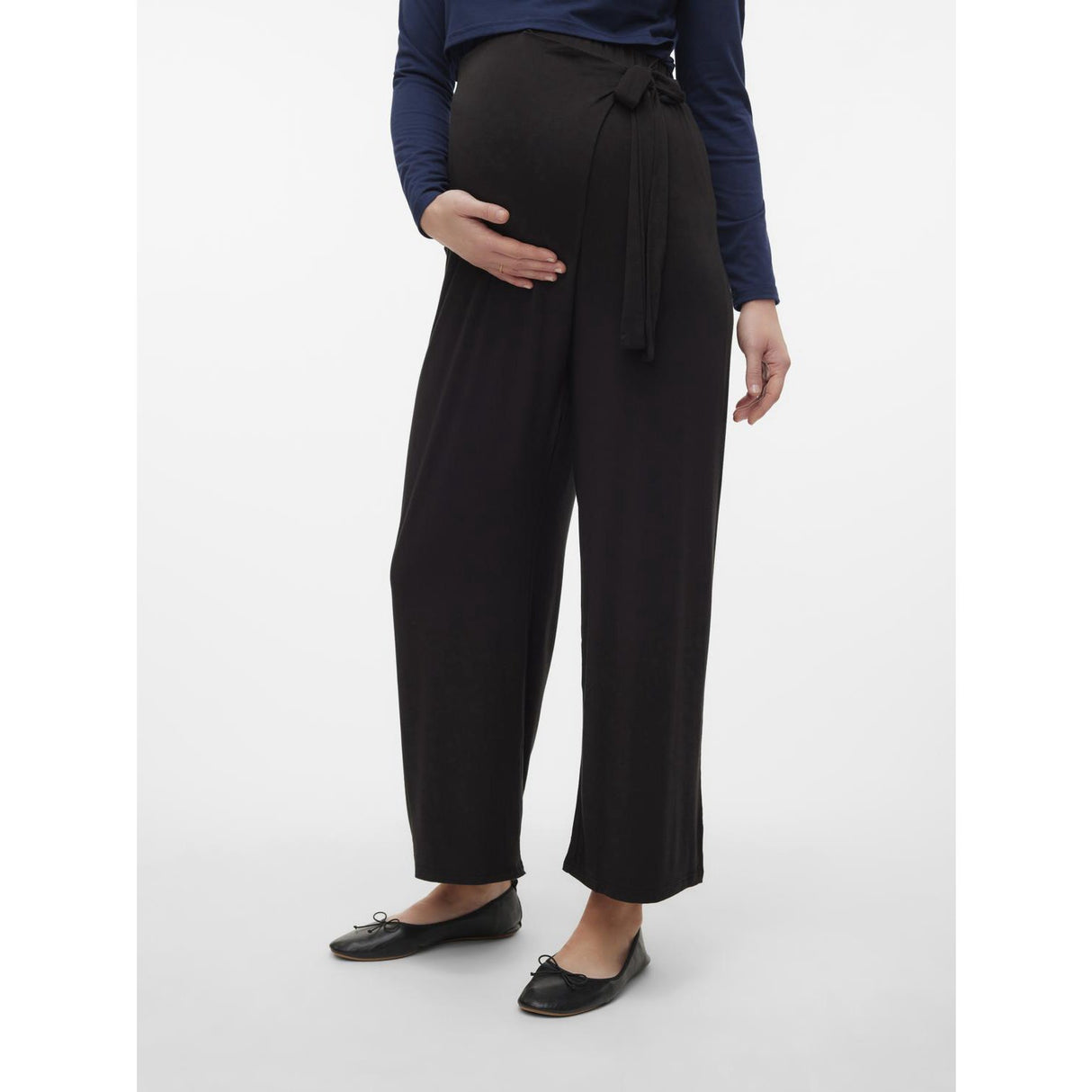 Mama;licious Black Mlgiovanna Jrs 78 Byxor Hw A.