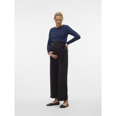 Mama;licious Black Mlgiovanna Jrs 78 Byxor Hw A.