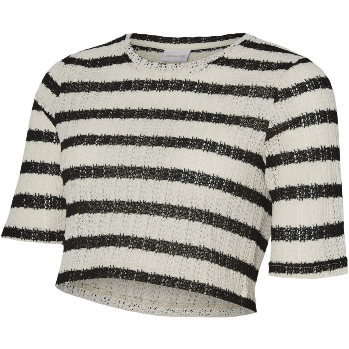 Mama;licious Birch Black Mlshayla 24 Crop Jrs Topp